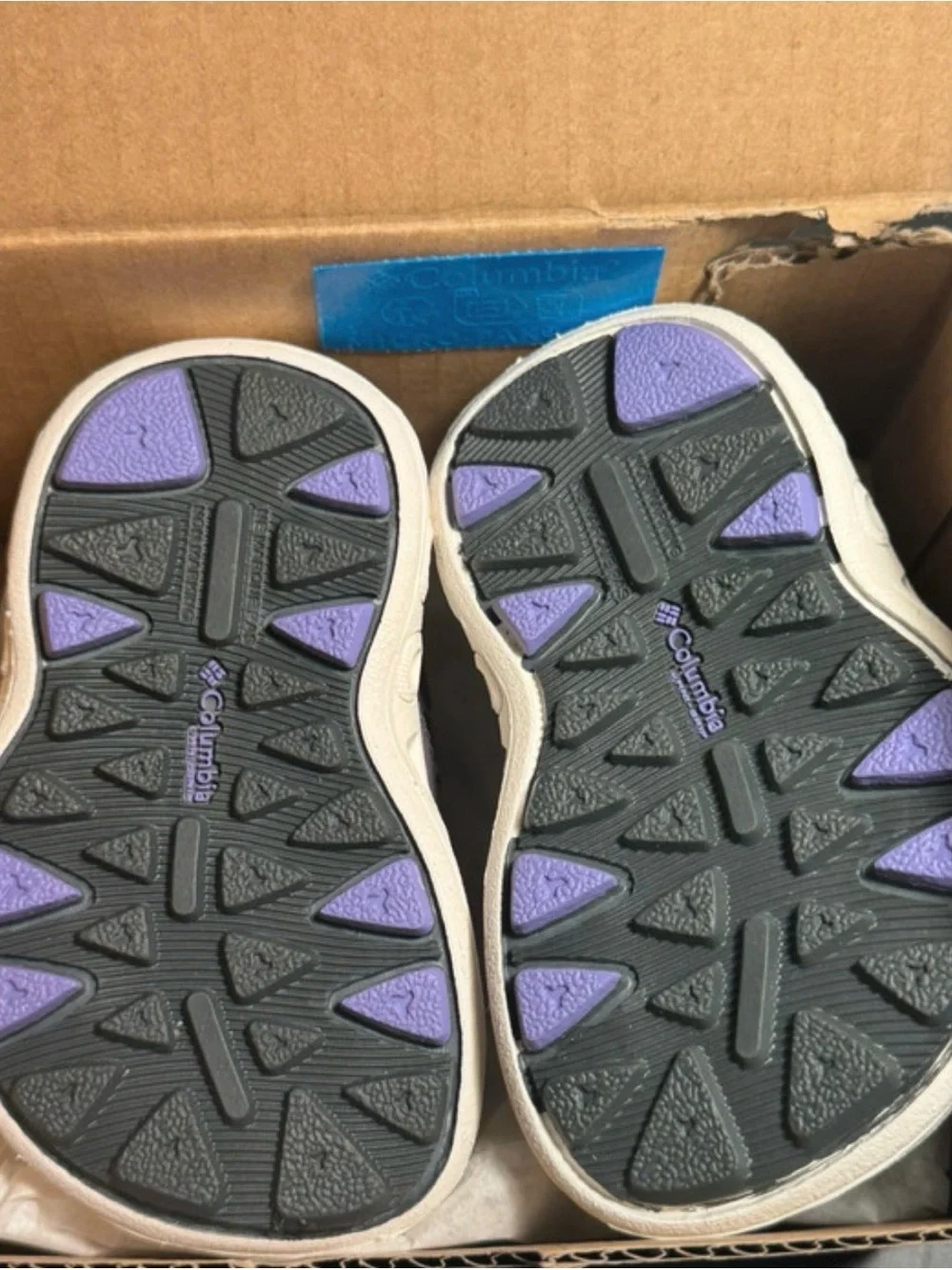 Columbia Kids Lavender/Purple Closed-Toe Sport Sandals